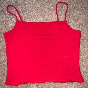 garage small red tank top